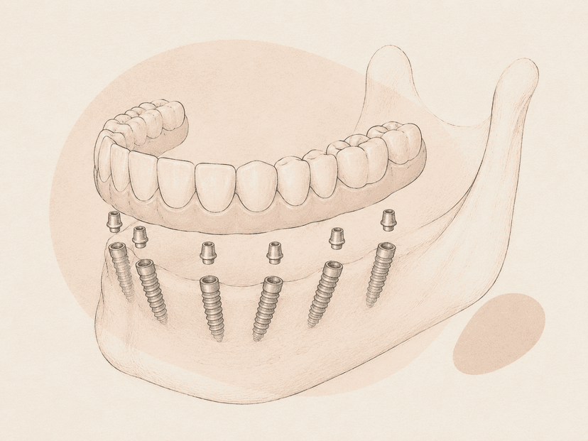 All-on-6 Full-Arch Rehabilitation